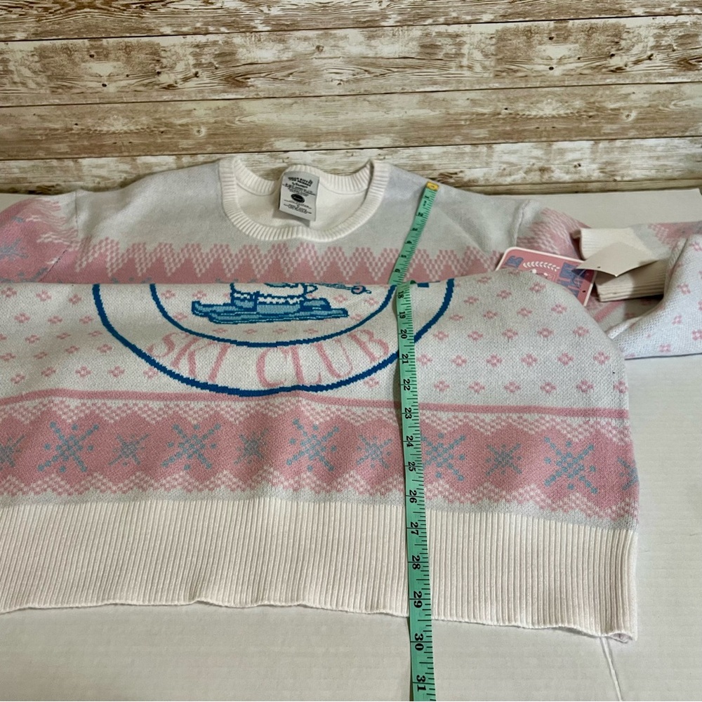 Hello Kitty Women's Pink and Blue Sweater Size XL - Picture 7 of 8